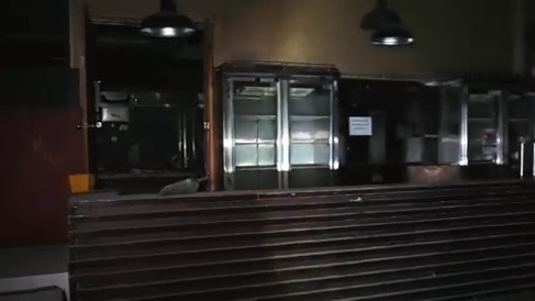 The bar area of the Roxy Theatre at Parramatta in February 2021.