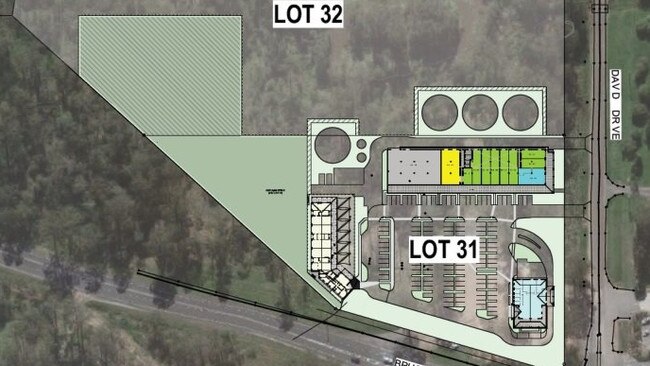 Plans for the Curra Town Centre