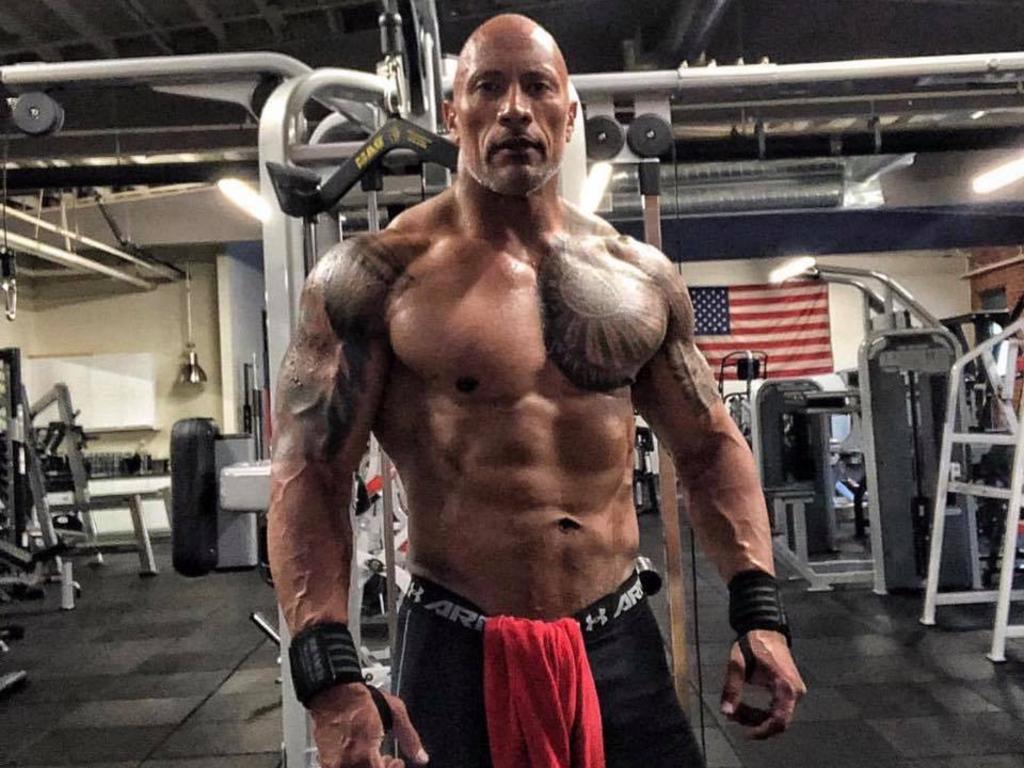 Rock Black Porn - Dwayne 'The Rock' Johnson shirtless scene, Black Adam, insane workout, WWE  | news.com.au â€” Australia's leading news site