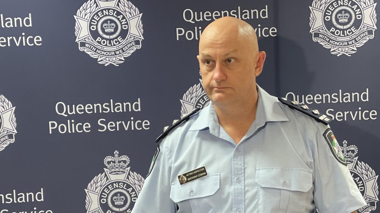 Acting inspector Anthony Cowan at Mackay District Office 18 May 2022. Picture: Max O'Driscoll.