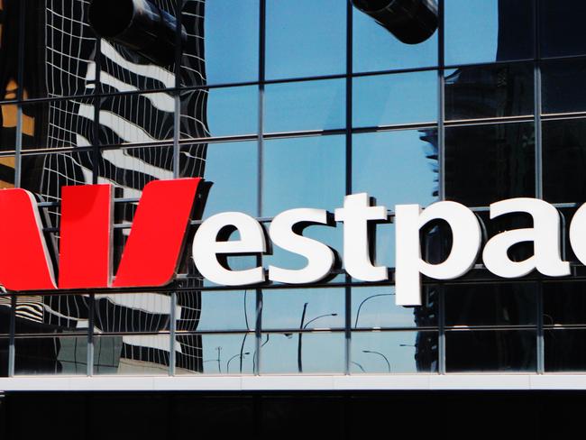 Westpac building Sydney, logo, generic. Photo: Hollie Adams / The Australian
