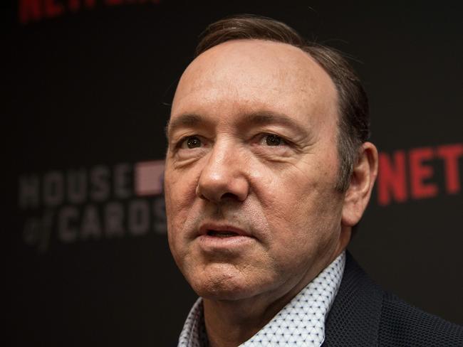 Kevin Spacey arrives at the season 4 premiere screening of the Netflix show "House of Cards" in 2016. Picture: AFP