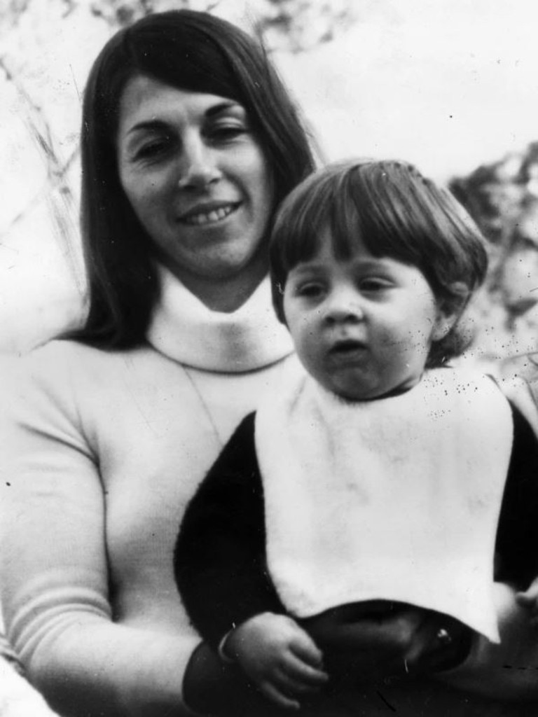 Victim Suzanne Armstrong with son Gregory. Picture: Supplied