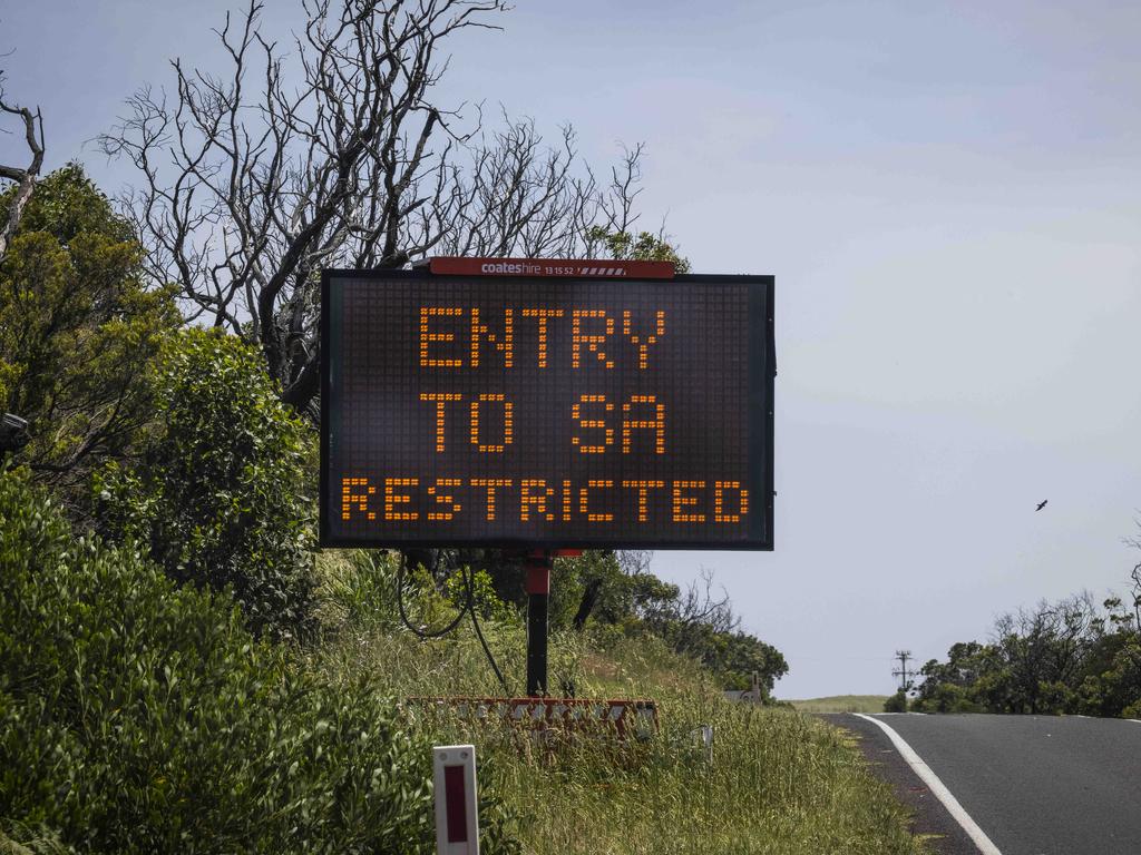 SA will remove its border restrictions with Victoria on December 1. Picture: Nicole Cleary