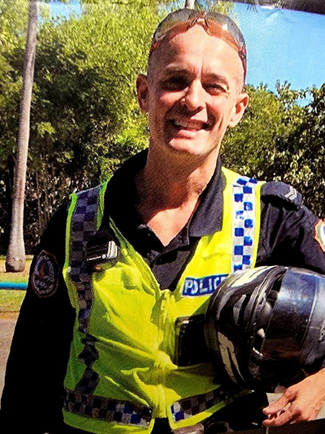 NT Police officer Michael ’Micky D‘ Deutrom, 44, took his own life on April 16, 2022.