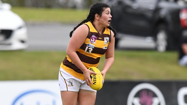 Aspley QAFLW player Lucy Thompson. Picture: Highflyer Images