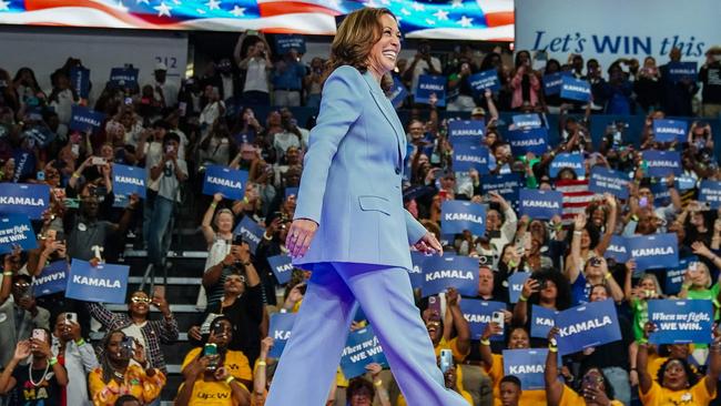 Kamala Harris. Picture: Elijah Nouvelage/AFP