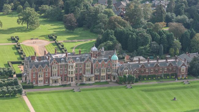 Sandringham Hall. This Jacobean country house is surrounded by 20,000 acres of Norfolk parkland. Picture: David Goddard/Getty Images