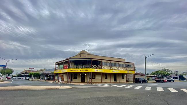 The Commercial Hotel at Gatton will go to auction in January. Photo: Hugh Suffell.