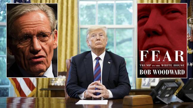 Bob Woodward has written a book on the Trump presidency.