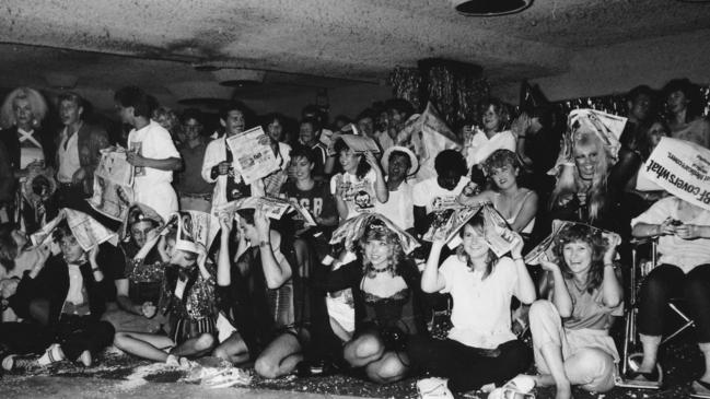 Twains nightclub in the 1980s.