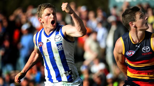 The Kangaroos need to see more scenes like this of Jack Ziebell. Picture: Colleen Petch