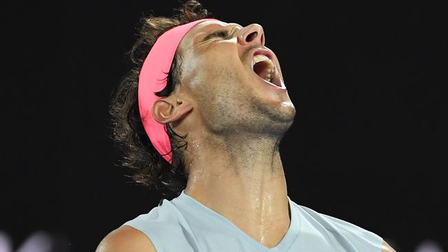 Rafael Nadal is out of the 2018 Australian Open. Photo: AFP PHOTO / WILLIAM WEST
