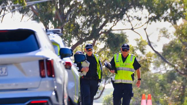 Police confirmed one child had died following the crash. Auburn South Primary School remains closed and all parents have been notified. Picture: NewsWire / Luis Enrique Ascui