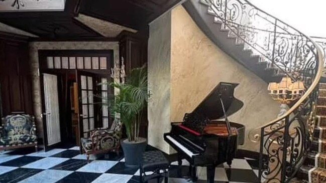 The entrance foyer of Yevgeny Prigozhin's mansion. Picture: Telegram.