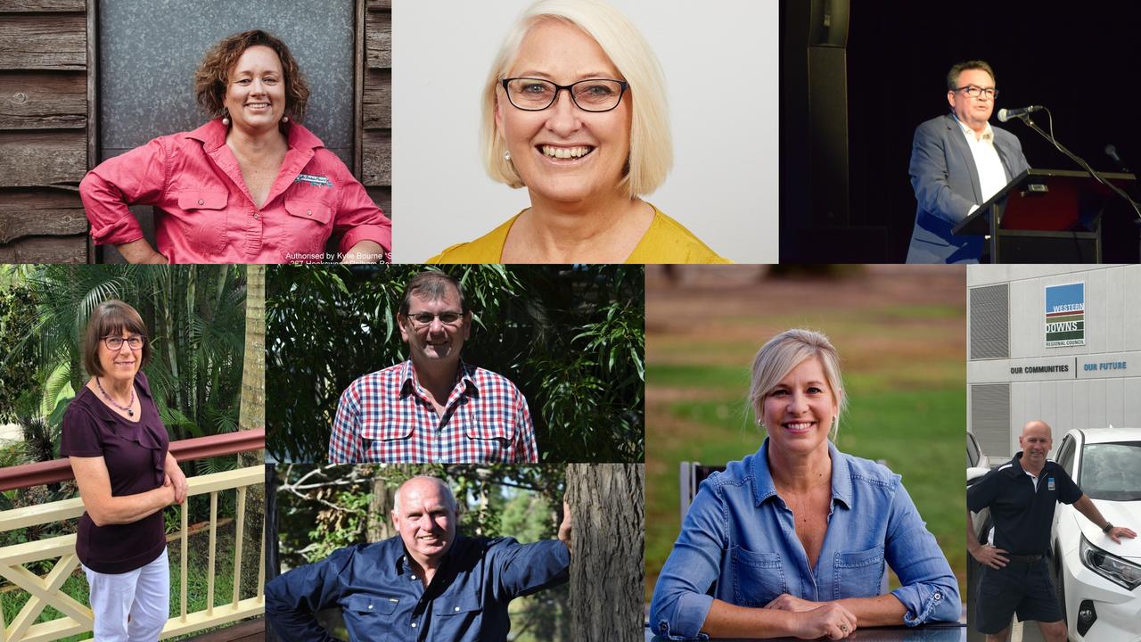 Western Downs Regional Council members for the term 2020-2024.