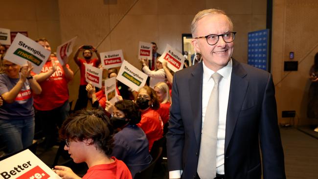 Do you know the name of Labor leader Anthony Albanese’s dog? Picture: Toby Zerna