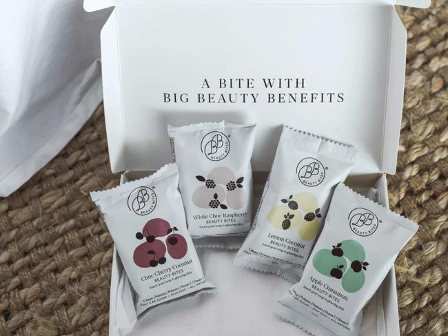 Keira Rumble, of Daleys Point, has launched a range of healthy, low sugar protein bars called Beauty Bites. Picture: supplied