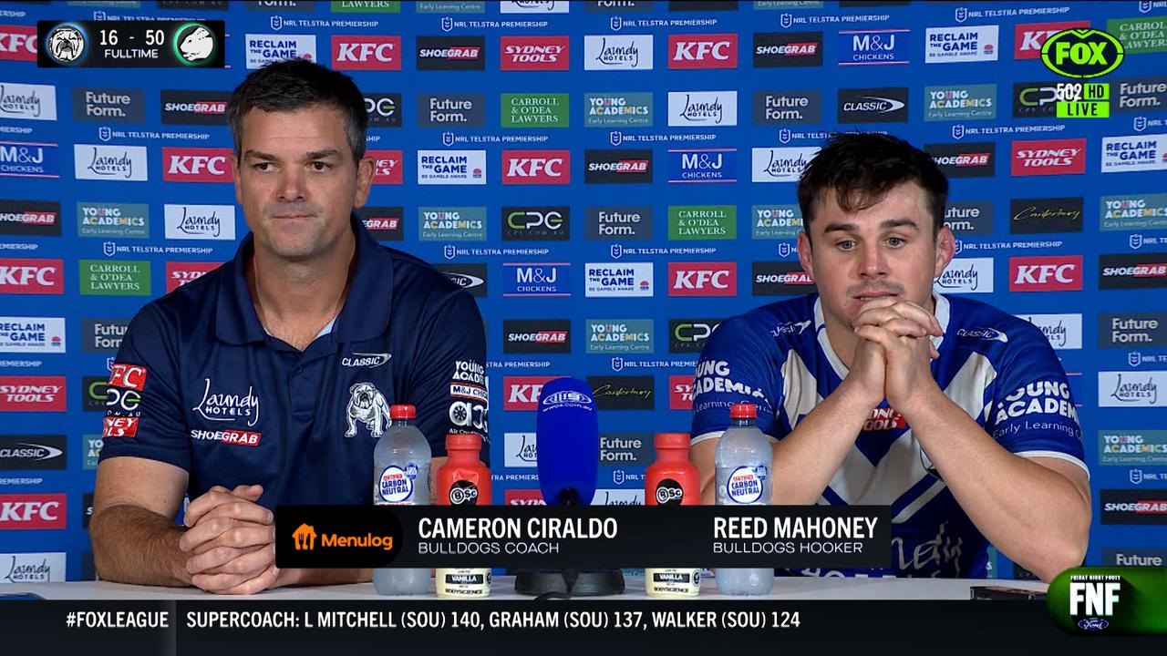 Ciraldo and Mahoney press conference
