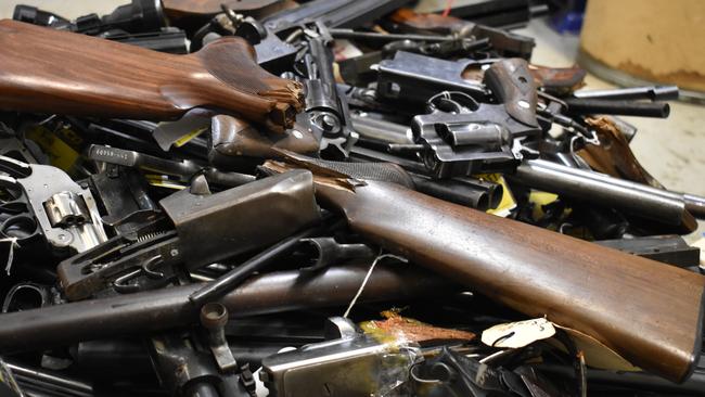 The majority of seized weapons were from the ‘grey market’ – those legitimately owned prior to Australia’s 1996 National Firearms Agreement but now banned.