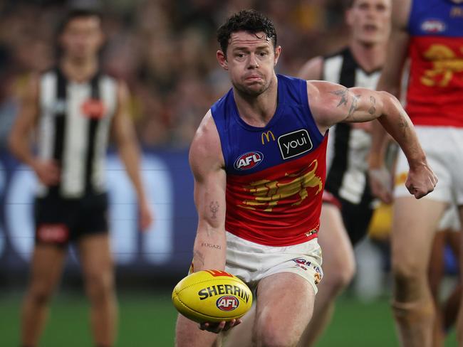 Lachie Neale did his chances of a third Brownlow Medal no harm. Picture: Daniel Pockett/Getty Images