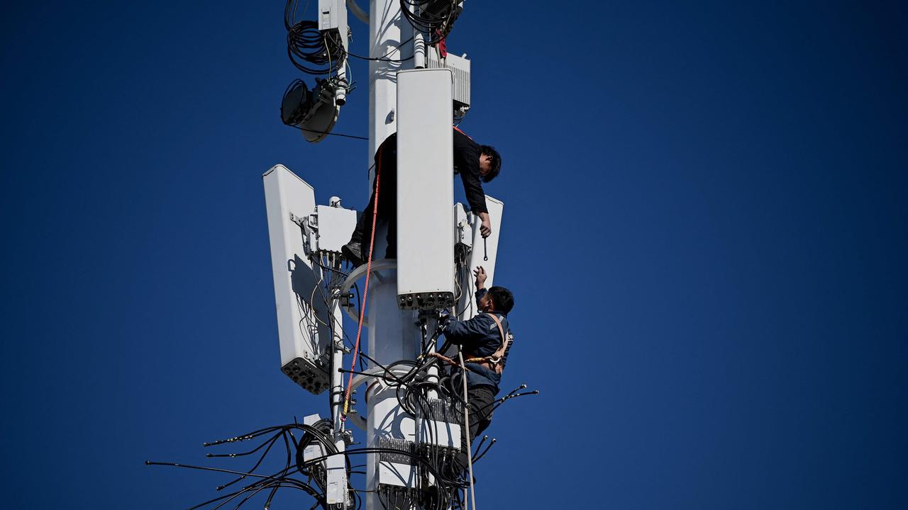 I am getting internet speeds of more than 200Mbps with TPG’s 5G wireless offering. Picture: Noel Celis/AFP