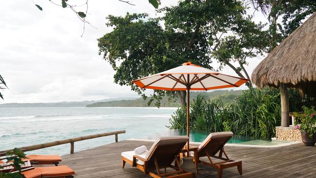 The view from a villa at Nihi Sumba.