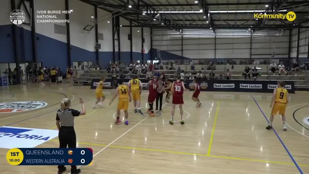 Replay: Queensland v Western Australia (IB Men Play-Off) - 2025 Basketball Australia U20's & Ivor Burge National Championships Day 5