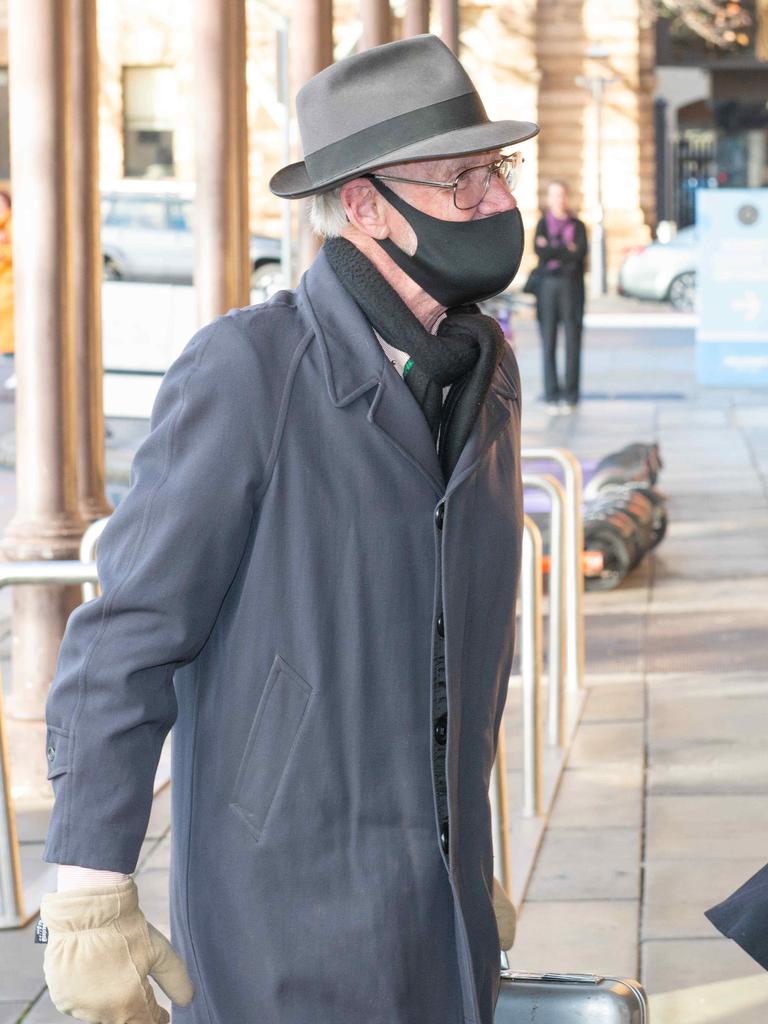 Key prosecution witness Alan Chamberlain at the Adelaide Supreme Court. Picture: NewsWire / Brenton Edwards