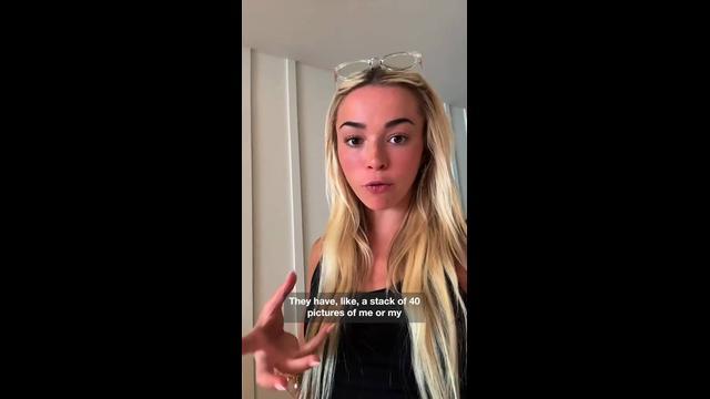 'Being stalked': Model in tears at airport