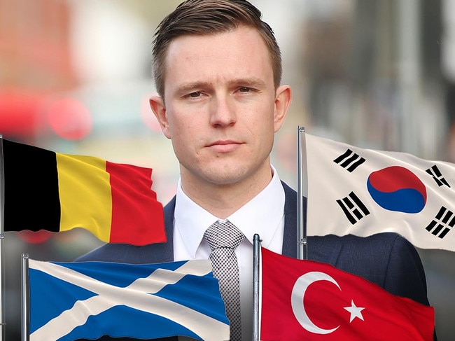 Geelong council has voted against sending mayor Trent Sullivan to Belgium, Scotland, Korea and Turkey to promote the city and learning from an international network it is part of