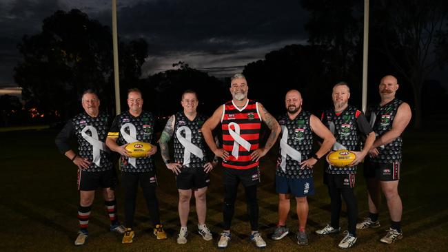 Mark Schuster (Sec), Drew Kerr (President), Gary Cluse, Rob Superina, Tony Cook (PO), Scott Mallett (Coach) and Steve Hicks (Treasurer). Picture: Keryn Stevens