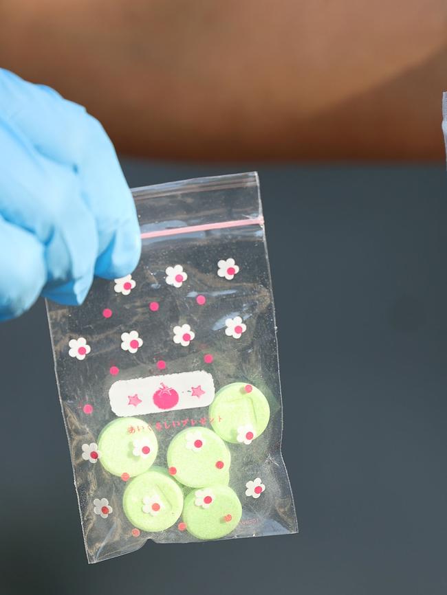 Drugs allegedly seized during the raid. Picture: NSW Police