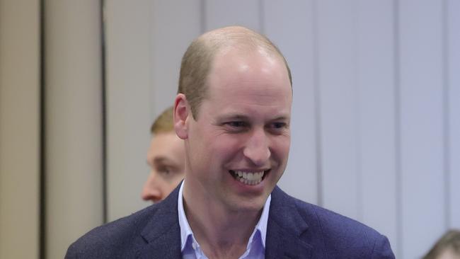 Prince William made a visit to the Ukrainian border. Picture: Getty Images