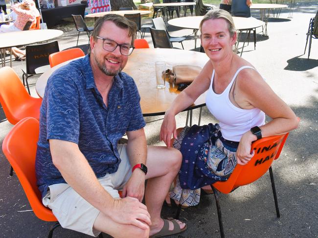 The Gippsland Beer Fest in Tinamba on Saturday, November 16, 2024: Joel Fraser and Kellie Fraser. Picture: Jack Colantuono