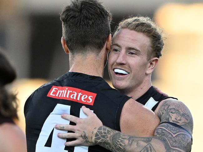 Brody Mihocek is part of the Pies third tier. Picture: Steve Bell/Getty Images