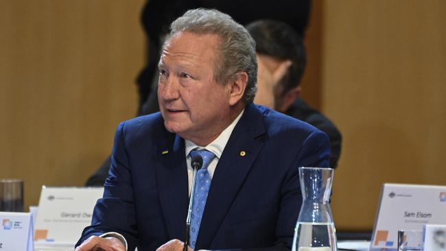 Fortescue Metals executive chairman Andrew Forrest. Picture: Martin Ollman