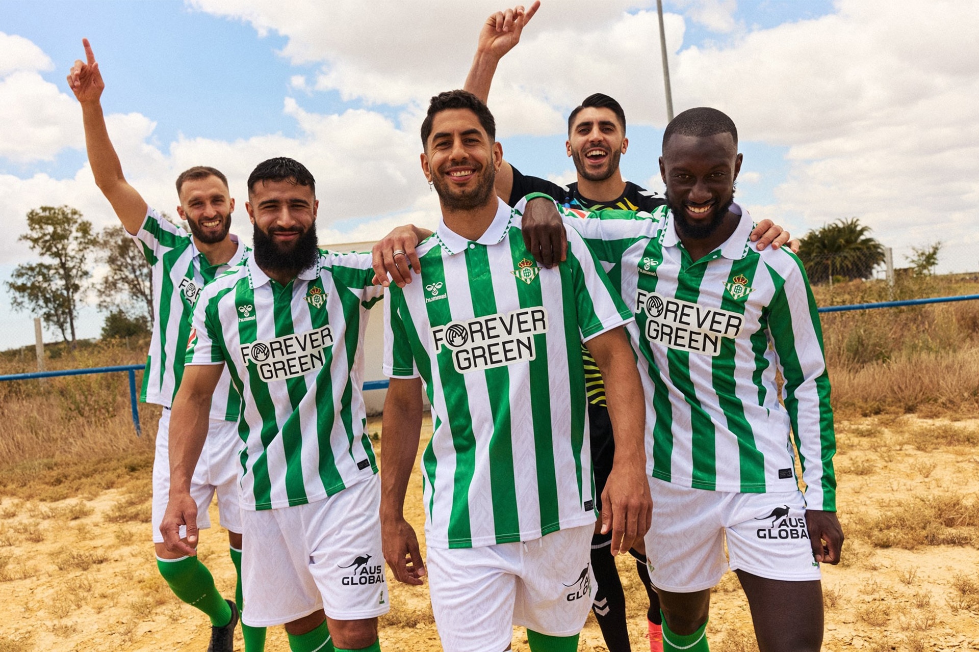 <h3>7. Real Betis Home</h3><p>&nbsp;</p><p>More collars, and more vintage inspiration. It&rsquo;s a winning combination at Spanish club Real Betis, who have done very well with their kits the past few seasons. We also think the &lsquo;Forever Green&rsquo; sponsor is the cherry on top to a future classic. Real Betis don&rsquo;t need to change their kits much, and for good reason.</p><p class="button-common"><a title="Shop the Real Betis jersey" href="https://shop.realbetisbalompie.es/es-oc/products/camiseta-futbol-primera-equipacion-hombre-24-25-001176" target="_blank" data-cta="Shop the Real Betis jersey" data-editable="true">Shop the Real Betis jersey</a></p>