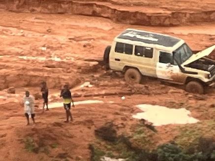 A short time ago  seven people who were travelling from Boulder area to the Tjuntjuntjara Aboriginal Community were located by Police Air Wing safe and well within the search area. Arrangements are being made to rescue the travellers and provisions will be provided in the interim. Picture - Police WA