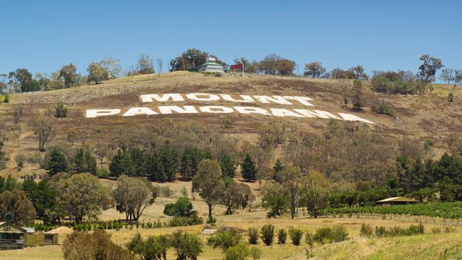 Mount Panorama in Bathurst, NSW, Australia.