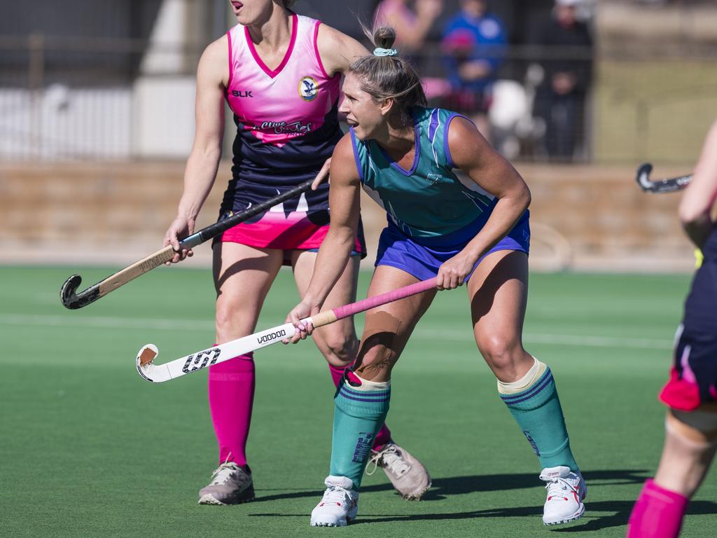 Lisa Eglington of Tweed 1 against Toowoomba 1.