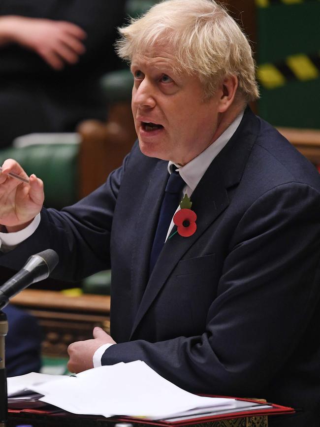 Britain's Prime Minister Boris Johnson. Picture: AFP