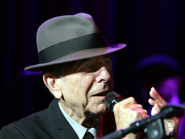 Cohen in concert at the Sydney Entertainment Centre