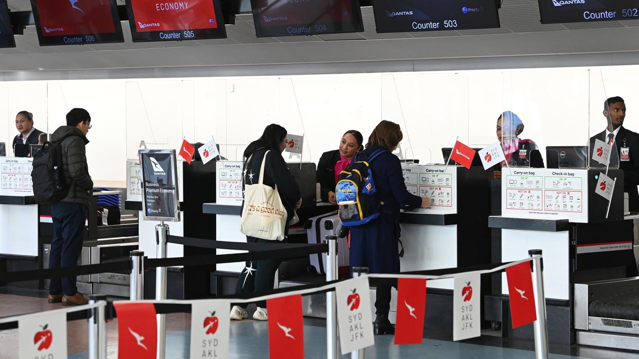 Qantas will operate three weekly flights from Sydney to NY, increasing to four per week from October. Picture: James D. Morgan/Getty Images for Qantas