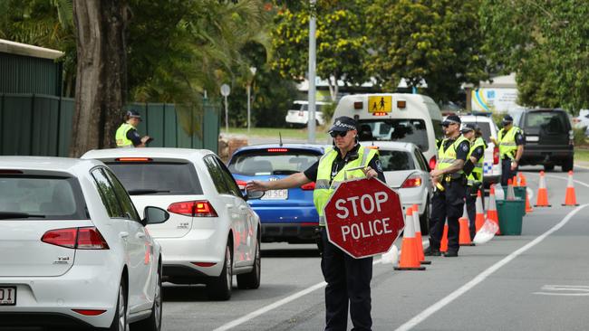 Gold Coast police undertake operation Quebec Blue Strike on the Coast. Picture Glenn Hampson