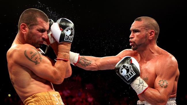 Nader Hamdan fought Anthony Mundine for the world title, ultimately losing.