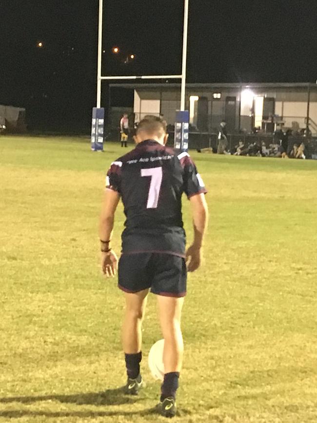 Ipswich State High School goal kicker Lachlan Williamson did not miss a kick.