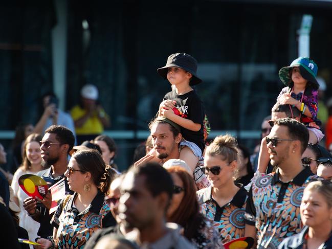 NAIDOC march, 2024. The theme this year is 'Keep the fire burning: Blak, loud and proud'. Picture: Pema Tamang Pakhrin