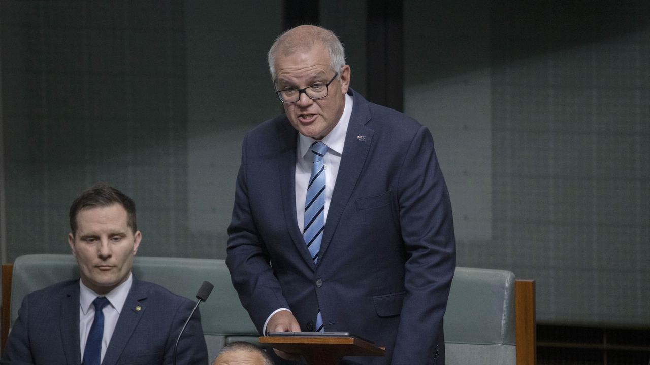 Scott Morrison was the minister at the time the program was conceived. Picture: NCA NewsWire / Gary Ramage