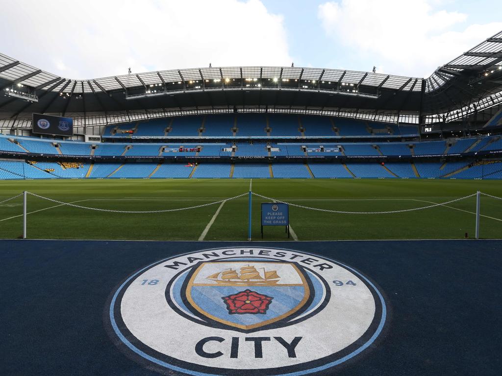 Etihad Stadium in Manchester.